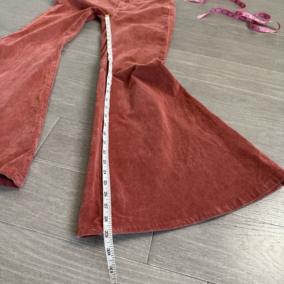 We The Free People Just Float On Corduroy Flare Jeans Pants 25 Bell Bottom 70s - Picture 11 of 16